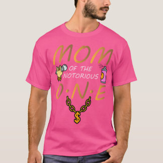 Gamla Retro-skolan i Hip hop Mamma av ökända på T Shirt