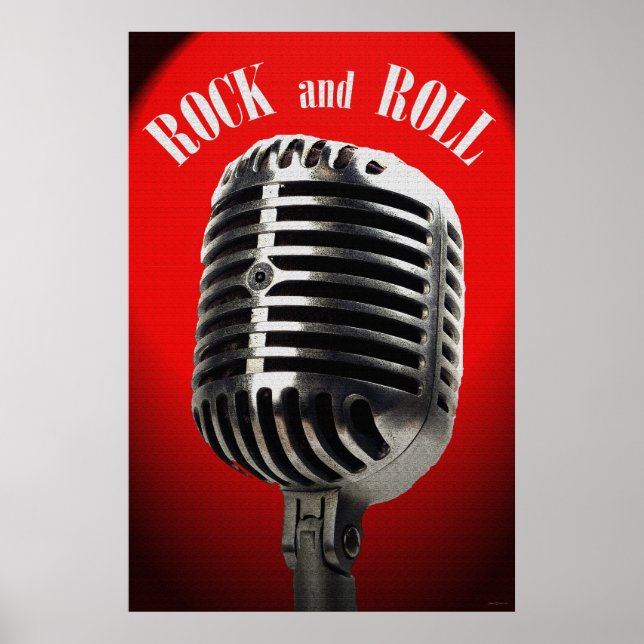 Gamla Rock and roll 36 x 24 Poster (Framsidan)