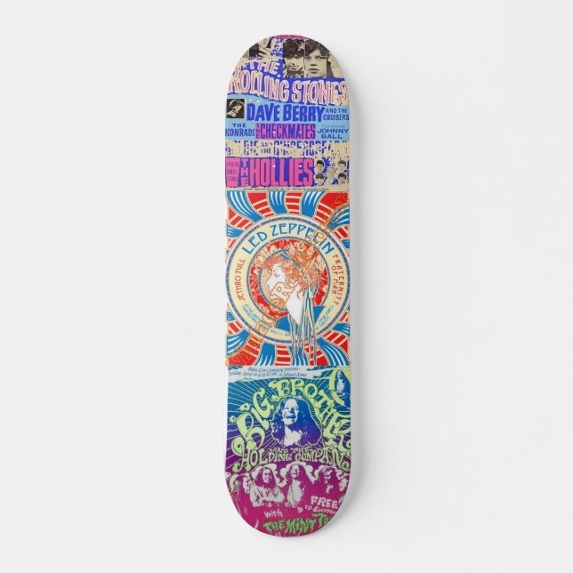 Gamla Rockband Skateboard (Framsida)