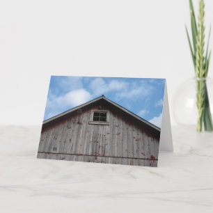 Gamla röda Barn, födelsedag Kort
