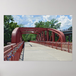 Gamla Röda Bron, Kansas City, Missouri Poster