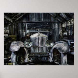 Gamla Rolls Royce Poster