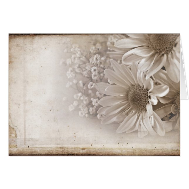 Gamla Romantik Hälsningskort (Framsidan Horizontal)