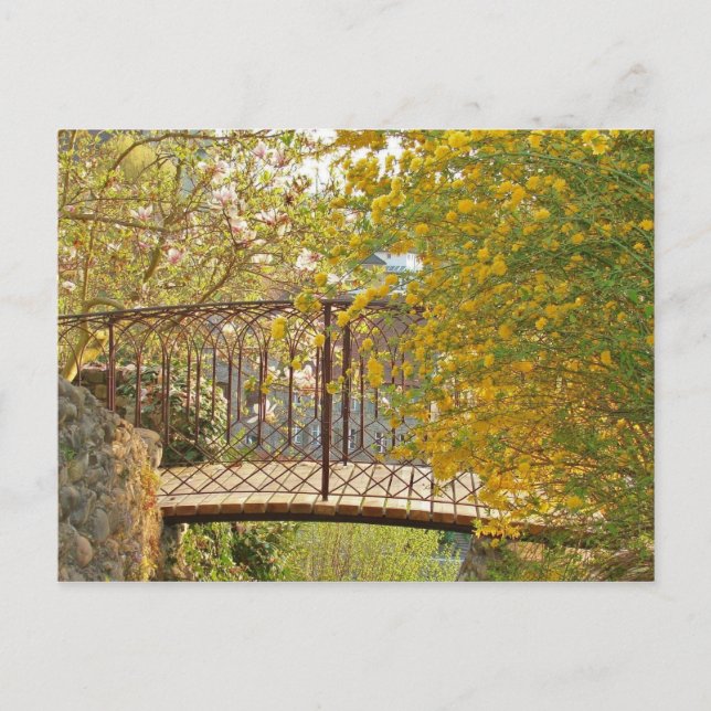 Gamla Romantiska bron i Bregenz i Vorarlberg Vykort (Framsida)