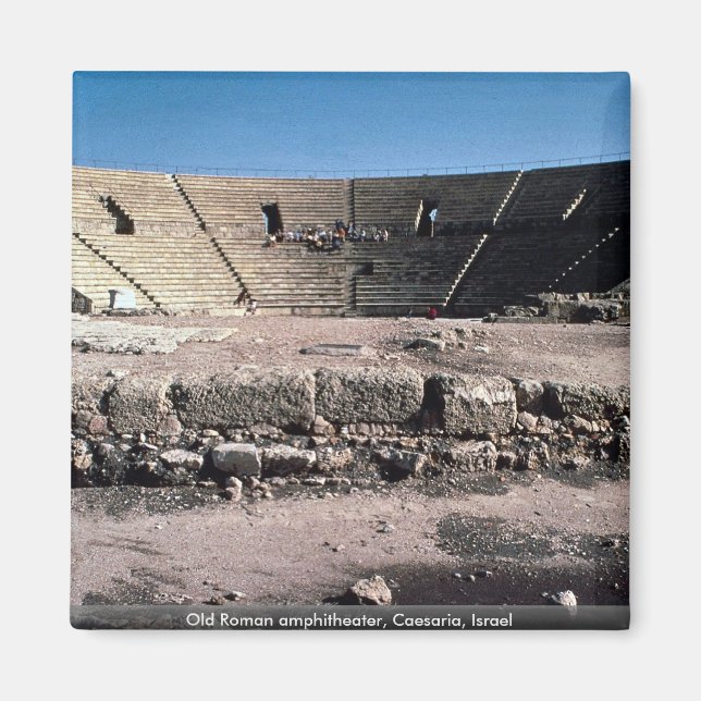 Gamla romerska amfitater, Caesaria, Israel Magnet (Framsidan)