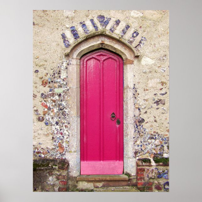 Gamla Rosa Door Poster (Framsidan)