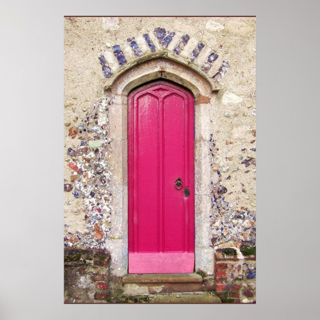 Gamla Rosa Door Poster (Framsidan)