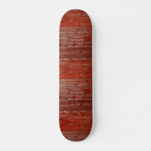 Gamla rött trä old school skateboard bräda 18 cm