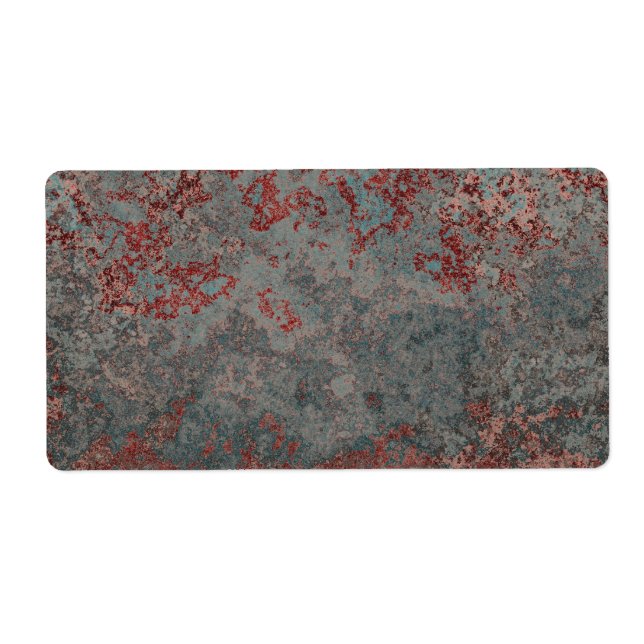 Gamla Rusty Metall Texturerad Fraktsedel (Framsidan)