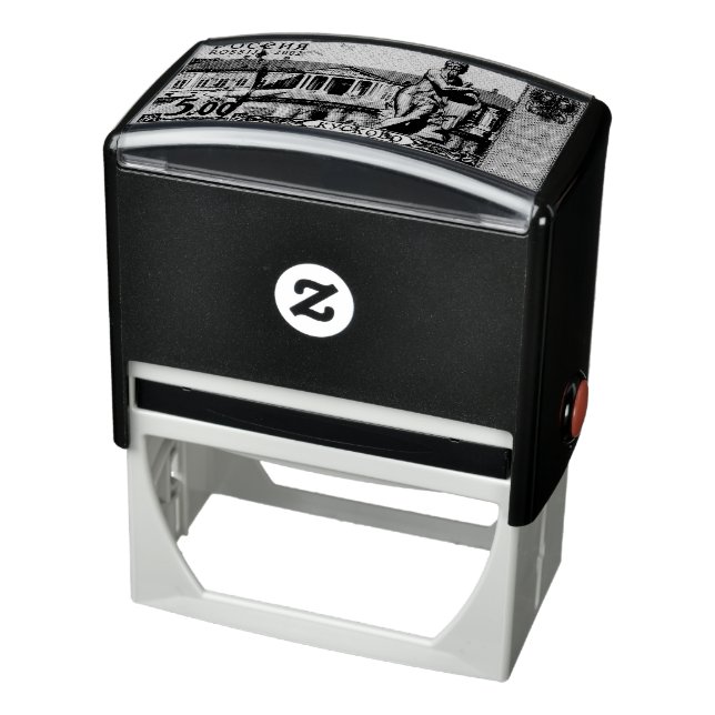 Gamla ryska portot frimärke självfärgande stämpel (Produkt)