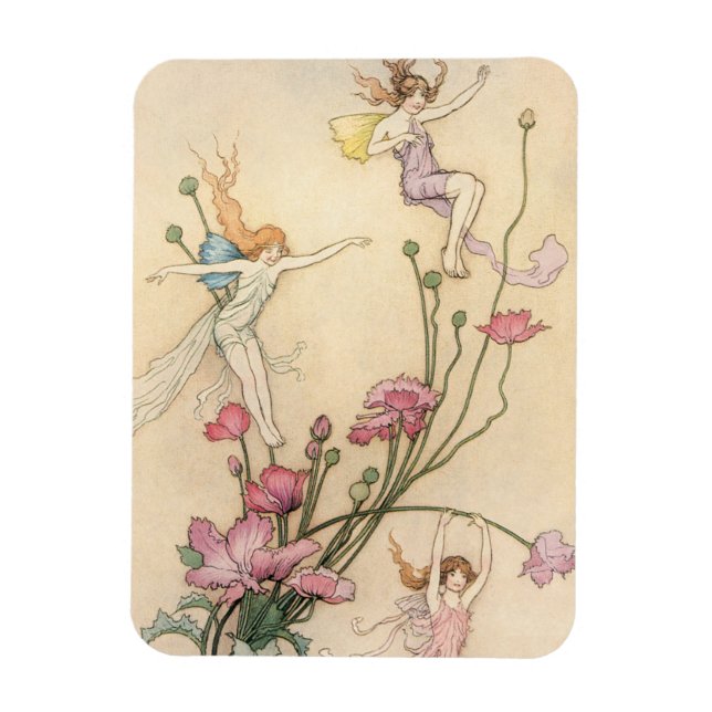 Gamla sagor, tre andar fyllda av glädje magnet (Vertikal)