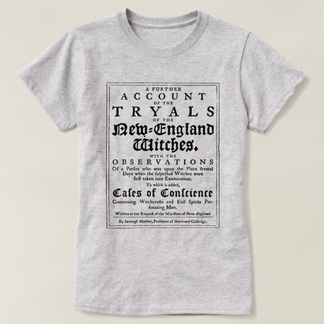 Gamla Salem Witch Trials T-Shirt (Design framsida)