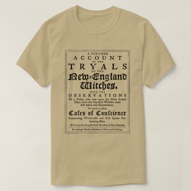 Gamla Salem Witch Trials T Shirt (Design framsida)
