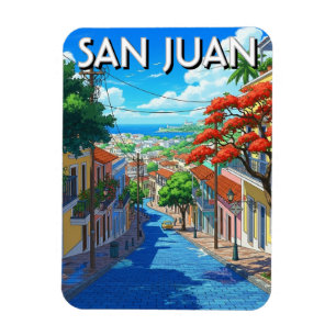 Gamla San Juan Puerto Rico Resa Magnet