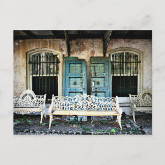 Gamla Savannah Byggnad Vykort