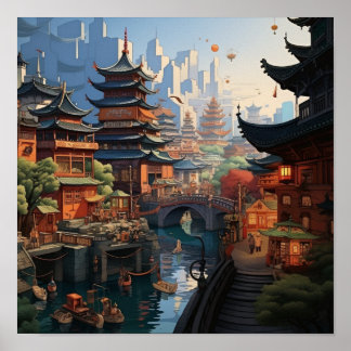 Gamla Shanghai Poster