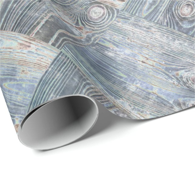 Gamla skivor, åldras, trä presentpapper (Rullad Hörn)