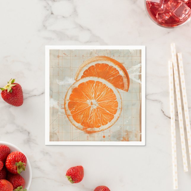 Gamla skolans Orange Pappersservett (Insitu)