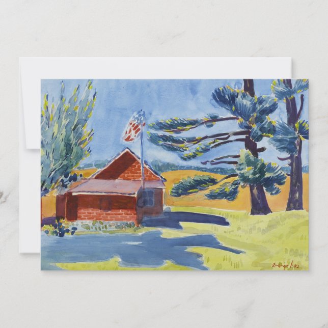 Gamla skolhuset, Ryders | George Luks (Framsida)