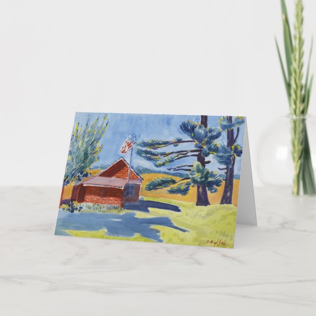 Gamla skolhuset, Ryders | George Luks Kort (Framsida)