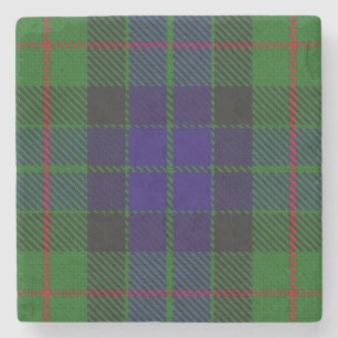 Gamla skottar Tavern Klan Gunn Tartan Underlägg Sten