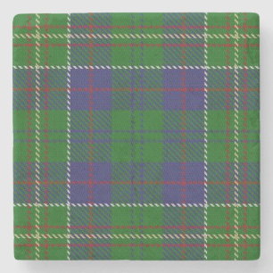 Gamla skottar Tavern Klan Hunter Tartan Underlägg Sten