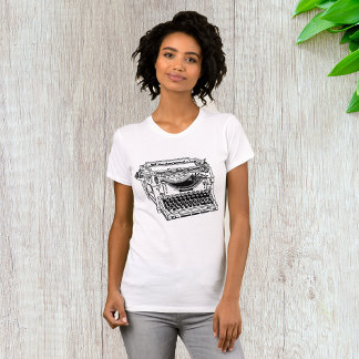 Gamla skrivmaskin Womens T-Shirt