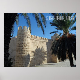 Gamla Sousse Town Medina Street Scene Tunisien Poster