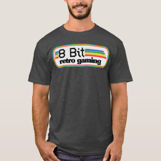 Gamla spel med 8 bitar, 16-bitars Vintage för spel T Shirt