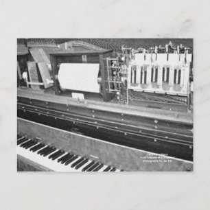 Gamla spelaren Piano Vykort