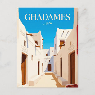 Gamla staden Ghadames Libyen Vykort