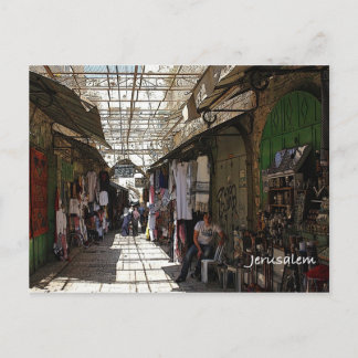 Gamla staden Jerusalem Vykort