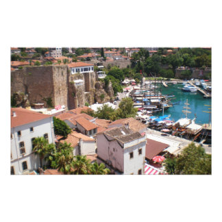 Gamla staden Kaleici i Antalya Fototryck