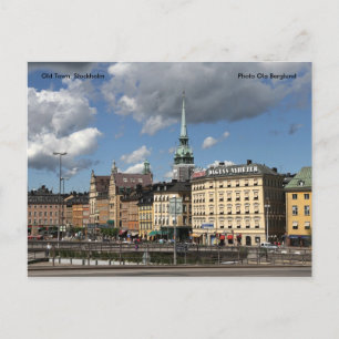 Gamla staden, Stockholm, Photo Ola B.. Vykort