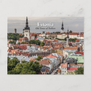 Gamla staden Tallinn Estland Vykort