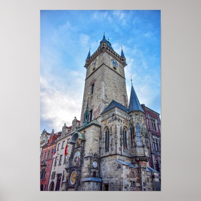 Gamla Stadshuset, Prag, Tjeckien Poster (Framsidan)