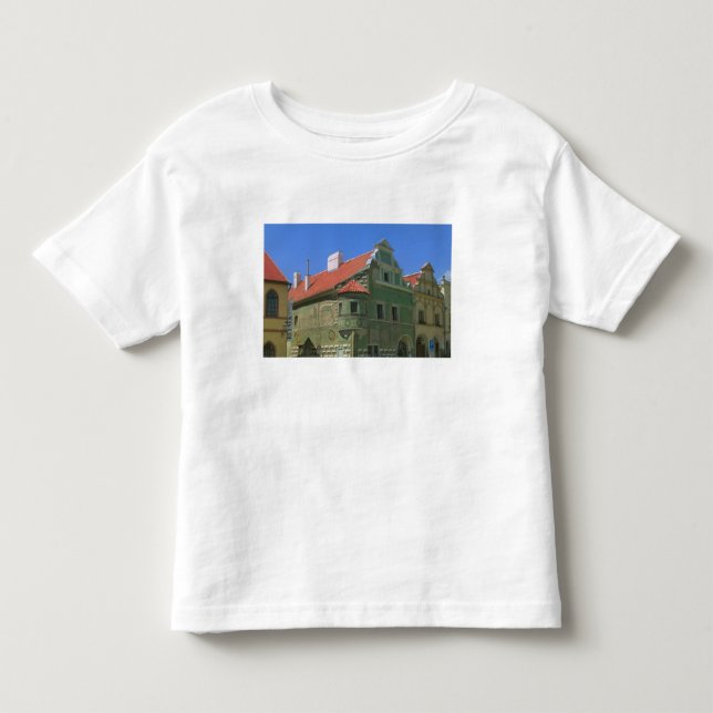Gamla stadstorget omgivet av renässanshus från 150 tee shirt (Framsida)