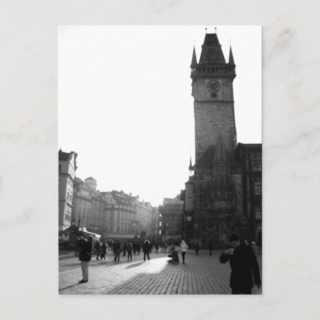 Gamla stadstorget - PRAGUE Vykort (Framsida)