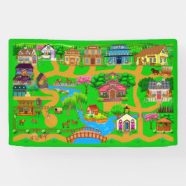 Gamla stadsvägar för bilar 2 1/2' x 4'