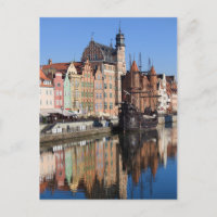 Gamla Stan i Gdansk i Polen