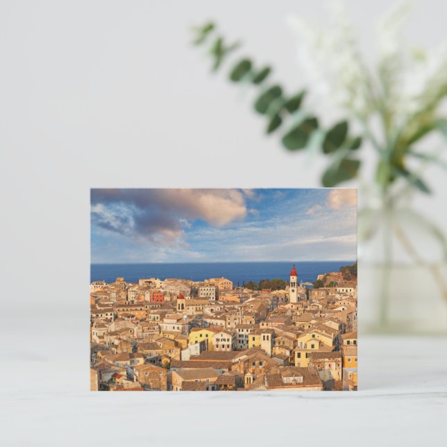 Gamla stan i Korfu, Grekland Vykort (Stående Fram)