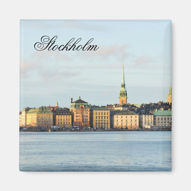 Gamla Stan i Stockholm, Sverige Magnet (Framsidan)