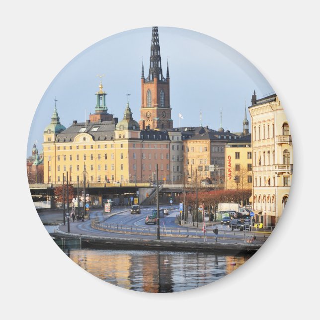 Gamla Stan i Stockholm, Sverige Magnet (Framsidan)