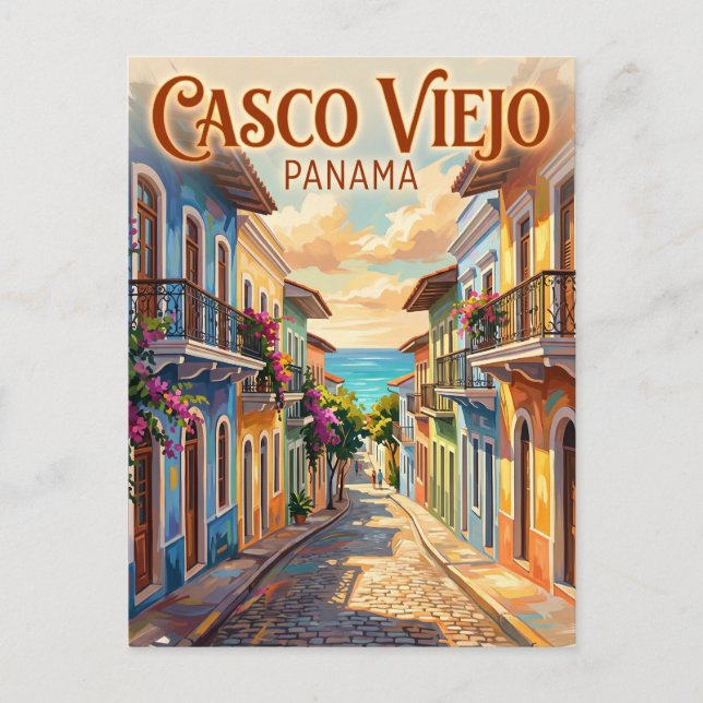 Gamla stan Panama Vykort (Framsida)