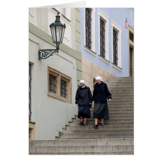 Gamla stan, Prag. Hälsningskort (Framsidan)