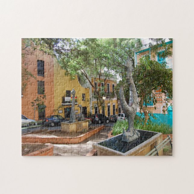 Gamla stan Puerto Rico. Pussel (Horisontell)