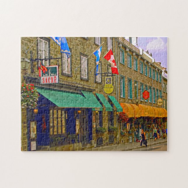 Gamla Stan Quebec. Pussel (Horisontell)