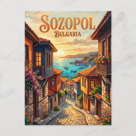 Gamla Stan, Sozopol Bulgarien Vykort