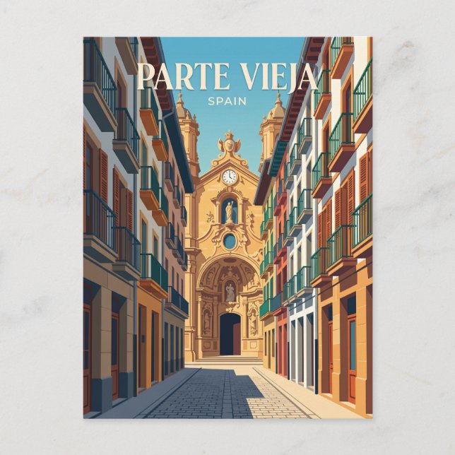 Gamla Stan Spanien Vykort (Framsida)