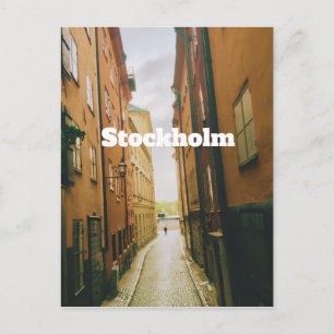 Gamla Stan, Stockholm Souvenir, Retro Europeisk Helg Vykort